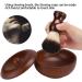 Premium Wooden Shaving Set Gift for Dad & Husband - Razor Foam Soap Brush & Bowl - Brown - Buy Online on GoSupps.com