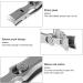 Stainless Steel Nail Clipper Wide Jaw Opening Toenail Cutter Heavy Duty Nail Clipper Ergonomic Curve Fingernail Trimmer for Adults Seniors Pets(Sliver) - Buy Online on GoSupps.com