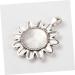 COHEALI 10 Sets Flower Accessories Glass Tray Sunflower Pendant Charm Diy Acceories Daisy Popularity Billet - Buy Online on GoSupps.com