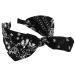scicent Headbands for Women Black Bow Tie Knotted Hair Bands Headwrap Bunny Ear Hair Hoops Hair Accessories 03