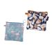 Gleavi 4 pieces of storage bags for women's bandage wallet wallet for women's bandages bag bag for tampon bags pockets for the first period of canvas form a travel bag girls