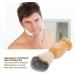 Premium Portable Shaving Brush for Men | Soft Synthetic Hair & Wooden Handle | Ideal for Beard Care & Hairdressing - Buy Online on GoSupps.com