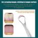 TOUNGE Stainless Steel Tongue Cleaner Scraper Set - 2-Piece for Fresh Breath & Oral Hygiene | Anti-Bad Breath Solution - Buy Online on GoSupps.com