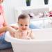 Cozlly 4PCS Soft Cotton Baby Bath Sponges - Gentle Bath Wash for Newborns, Infants, and Toddlers - Buy Online on GoSupps.com