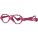 Miraflex Baby One 44 Kids Flexible Oval Eyeglasses Frame Children Ages 6Yr-9Yr Frame Size 44/16/126 Burgundy Pearl
