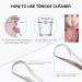 Terrysun 2 Pcs Stainless Steel Tongue Scraper Set with Storage Box - Professional Metal Scrapers for Oral Hygiene, Fresh Breath - Reduce Bad Breath Effectively - Buy Online on GoSupps.com