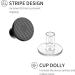 8 Pairs Heel Cap Protectors - Heel Savers for High Heels Stiletto & Pumps | Grass & Crack Solutions (4 Black + 4 Clear - Buy Online on GoSupps.com