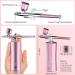 Bonkshire Airbrush Kit 30PSI Cordless Rechargeable High-Pressure Non-Clogging Air BrushGun for Nail Art Painting Pink - Buy Online on GoSupps.com