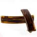 2pcs rectangular patent clasp 52x12 in havana - Made in Germany - WeLoveBeads