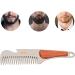 Stainless Steel Hair & Beard Comb - Multipurpose Sandalwood Pocket Moustache Comb for Grooming - Buy Online on GoSupps.com