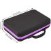 Essential Oil Carrier Bag - 60 Bottle Hard Shell Storage Box (5ml-15ml) - Shockproof & Stylish Purple - Buy Online on GoSupps.com