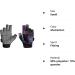 Buy Bassdash Astro Fingerless Winter Gloves - Slip-Resistant Breathable Training & Fishing Gloves for Climbing & Fitness - Buy Online on GoSupps.com