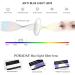 PORADAY Square Blue Light Glasses for Men & Women | Trendy Thick Frame Computer Eyeglasses | Reduce Eyestrain & Enhance Comfort - Buy Online on GoSupps.com