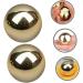 2-St Gymnastics Brass Precision Balls | Solid Metal Baoding Fitness & Massage Roller Balls for Wrist Relief - Shiny Metal Roller - Buy Online on GoSupps.com