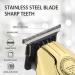 Professional Rechargeable Hair Clippers for Men - Cordless Electric Haircut & Beard Trimmer (Gold with Box - Buy Online on GoSupps.com