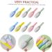 Healeved 40 Pcs Small Hair Brush Infant Comb Scalp Shampoo Brush - Newborn Comfortable Baby Brush Set - Assorted Colors - 13.5X3.9CM - Buy Online on GoSupps.com