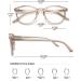 Koosufa Anti-Blue Light Reading Glasses | Spring Hinge | Unisex Round Design | Visual Aid | Multiple Strengths Available - Buy Online on GoSupps.com