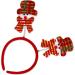 amangul Christmas Theme Headband Bowknot Snowman Hairhoop Party Props Accessories Festival Party Hairband Kids Adult Headwear(Snowman Red Gold Sca) - Buy Online on GoSupps.com