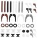 Doitool glasses 1 set anti-slip holder for glasses glasses ear handle slipproof silicone ear bracket slipproof glasses holders handle glasses bracket pebbles portable gliding ring