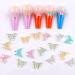 Dornail 50pcs 3D Butterfly Nail Charms for Acrylic Nails | Aurora Resin Butterfly Charms for Nail Art | Mixed Color Butterflies Rhinestones and Decorations - Buy Online on GoSupps.com