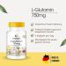 L-Glutamine Capsules 750mg - Vegan & High Dose - 120 Capsules | Warnke Vital Substances - German Pharmacy Quality - Fast International Shipping - Buy Online on GoSupps.com