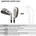 BIG TEETH Golf Hybrid Iron Head Cover - 1set of 9pcs(4-9,P,A,S) - Black - Buy Online on GoSupps.com
