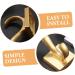 Alipis 2pcs No Punching Hook Heavy Duty Clothes Hanging Storage Hook Shoe Cabinet Wall-Mounted 10.00X5.20X3.00CM Golden - Buy Online on GoSupps.com