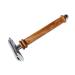 DOM safety razor -CLASSIC- with olive wood handle (with handle "K2+")