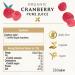 Biona Organic Cranberry Juice 330ml - Pure Pressed Fruit Juice - Freshly Harvested - Free from Preservatives, Sugar & Sweeteners - Buy Online on GoSupps.com