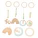 Totority 4pcs Baby Gym Hanging Toy Set - Nursery Decor & Exercise Equipment for Kids | Green, 26X8.5CM - Buy Online on GoSupps.com