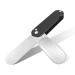 Foldable Foot File Callus Remover for Feet  3 in 1 Professional Foot Rasp Stainless Steel Foot Scrubber Hard Dead Skin Remover Foot Grater  Wet Dry Use  Easy to Carry (Black)
