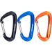 Hikemax 7075 Aluminum Carabiners - Heavy Duty Clips for Hammocks, Camping Accessories & Keychains | 12 KN Strength - Buy Online on GoSupps.com