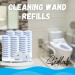 SEDLAV Disposable Toilet Bowl Cleaning Refills - 60 Pack Cleaning Wand Heads for Easy Sanitation | International Shipping Available - Buy Online on GoSupps.com