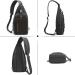 Retee Light Breast Pocket Sling Backpack for Men | Adjustable Crossbody Bag for Outdoor Sports Cycling & Dog Hiking (Black) - Buy Online on GoSupps.com