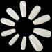 500 pieces Ballerina false nails coffin shape nail tips natural artificial fingernails for diy nail art and nail studios 10 sizes