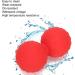 Ververt Touch Double Massage Ball | Leg Back & Shoulder Muscle Relaxation | Deep Tissue Massage & Yoga Fitness Ball | Red - Buy Online on GoSupps.com