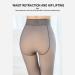 Gemkonsey Women's Crisscross Stirrup Leggings - Winter Fleece Lined Thermal Pants for Gym, Yoga, Workout - Xcoffee X1 (320g) - Buy Online on GoSupps.com
