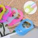 Vicloon Baby Dummy Pacifier Holder Clip Adapter - 20pcs Silicone Clips for Boys & Girls, Multicolor - Pack of 20 - Buy Online on GoSupps.com