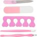 Nail Grooming Kit Pedicure 5 Piece Manicure Tool Set - Lightweight Accessories for Parties Travel Proms and Dating - Buy Online on GoSupps.com