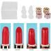 12.1MM DIY Lipstick Silicone Mold Homemade Balm Lip Mold Circle Crafts Tool Kit (Four-hole bracket set) - Buy Online on GoSupps.com