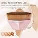 VICKSONGS 2pcs Flawless Finish Foundation Brush Set - Super Soft Flat Top Kabuki Brush for Streak-Free Makeup - Pink2 - Buy Online on GoSupps.com
