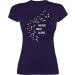 Shirtracer - Shirt Women - Gift for Dog Owners - Never Walk Alone Paw Prints 07 Purple L