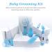 Portable Baby Grooming Kit: 11-in-1 Baby Safety Care Set for Newborns - Hair Brush, Nail Clipper, Nasal Aspirator - Blue - Buy Online on GoSupps.com
