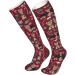 Yorkie Christmas Compression Socks for Men & Women | 15-20 mmHg Circulation Support for Running & Cycling - Buy Online on GoSupps.com