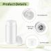 10 Pcs Empty Deodorant Containers Bottom Fill Deodorant Bottles Refillable DIY Deodorant Tubes Lip Balm Tubes (white 15ml/0.5oz) 15ml/0.5oz white - Buy Online on GoSupps.com