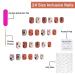 Shop Halloween Skeleton Press-On Nails | 24 Pcs Short Square Acrylic Nails with Star & Moon Designs - Perfect for Spooky Nail Art - Buy Online on GoSupps.com