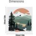 2 Pack Kids Frame Paint by Number Set | Easy Acrylic Watercolor Painting Kit for Ages 4-8 | Includes Frames | Mountain Sun Design - Buy Online on GoSupps.com