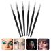 FRCOLOR 6pcs Silicone Lip Mask & Eyeshadow Brushes - Perfect Lipstick Applicator & Makeup Brushes for Women - Black 14.5x0.5cm - Buy Online on GoSupps.com