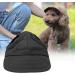 Adjustable Black Baseball Cap for Dogs | Pet Sun Hat with Ear Holes - Perfect for Summer Travel - Buy Online on GoSupps.com