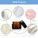 Jinsion 10 Pack Amber Cream Containers - 20ml Glass Ointment Jars with Lids for Cosmetics Lotions Powders & Mini Candles - Ideal for Travel & DIY Projects - Buy Online on GoSupps.com